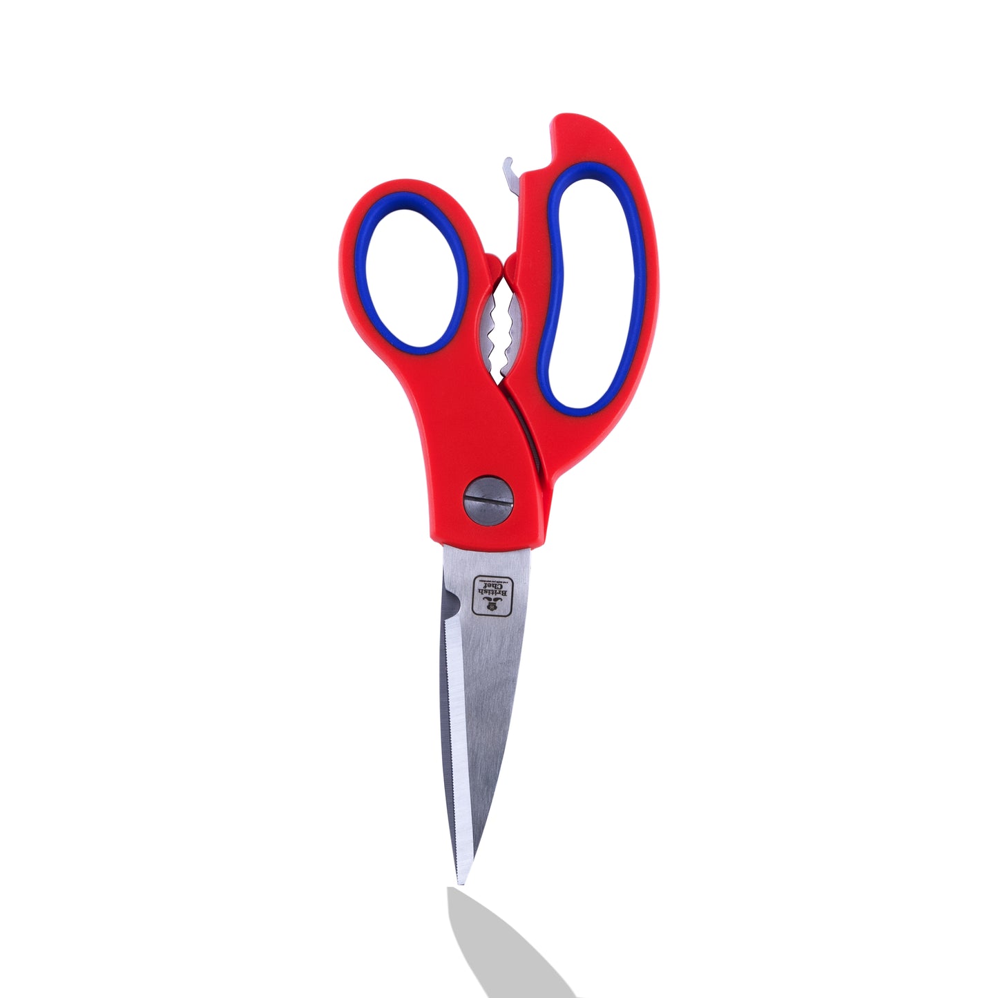 BRITISH CHEF Kitchen Scissor With Long Lasting Sharpness Stainless Steel Blade for Cutting Vegetable, Meat, Fish - Kitchen Accessories Kitchen Tools MULTICOLOR - BC308
