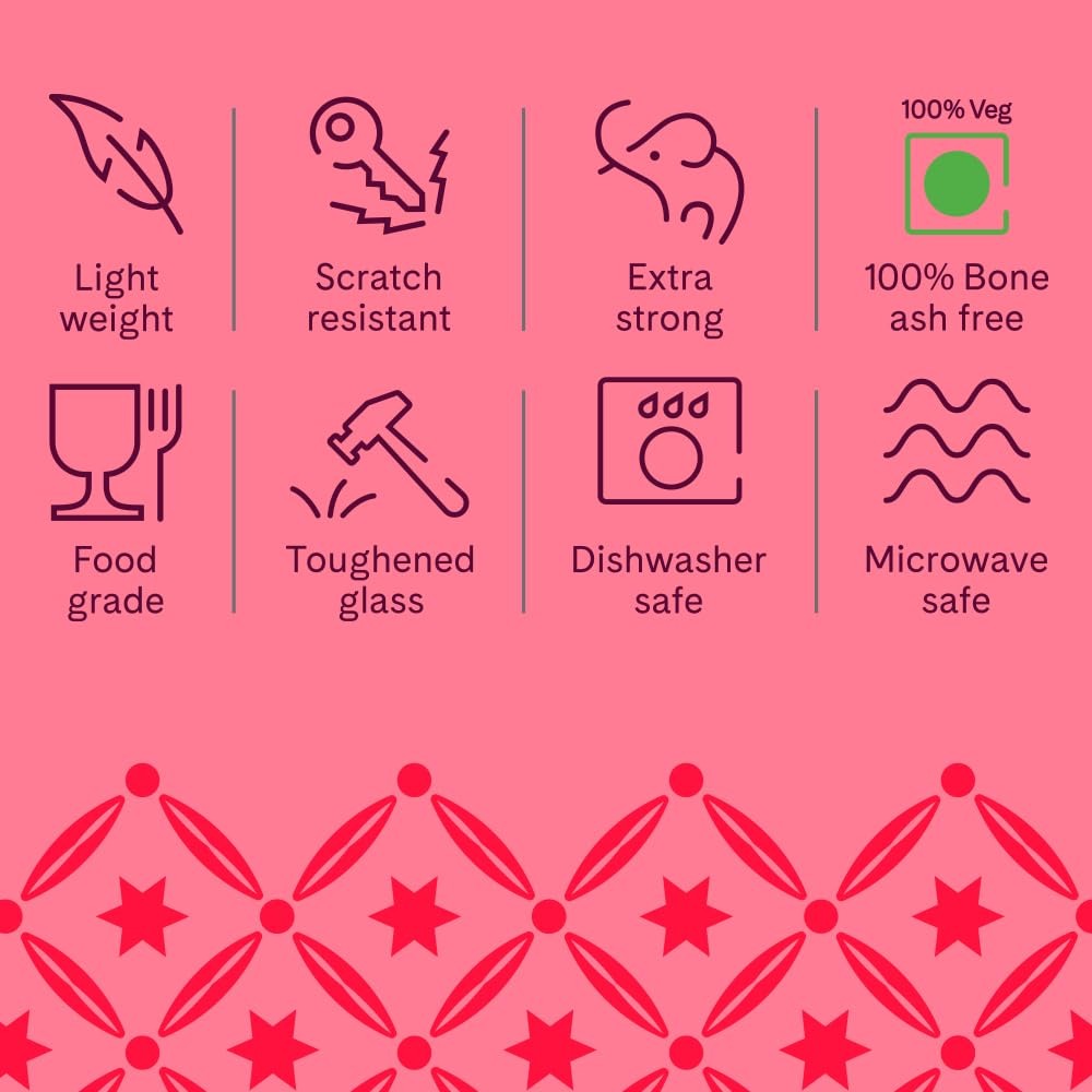 BRITISH CHEF 10 Pieces Opalware Dinner Sets- Microwave & Dishwasher Safe- Dinnerware set with 4-Piece Full Plate/ 2-Piece Side Plates/ 2-Piece Soup Bowls/2-Piece Spoons - BC2010