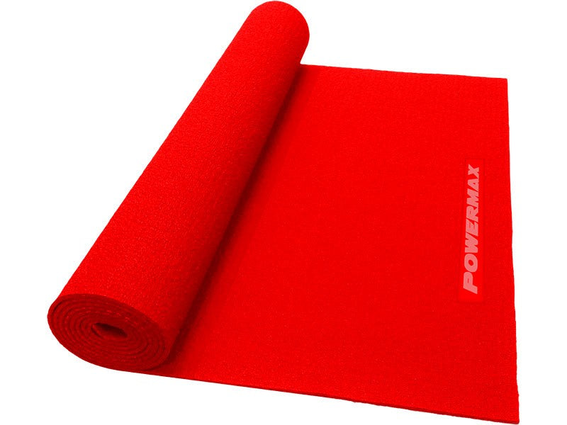 POWERMAX Fitness 4mm Thick Premium Exercise Yoga Mat