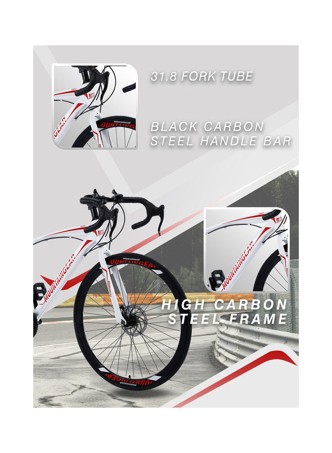 MOUNTAIN GEAR 21 Speed Sports Tracker MTB 700CC Spoke Wheel 27.5 Inch | Disk Brakes | Suspension Front Fork | Shimano Shifters - MGR311372