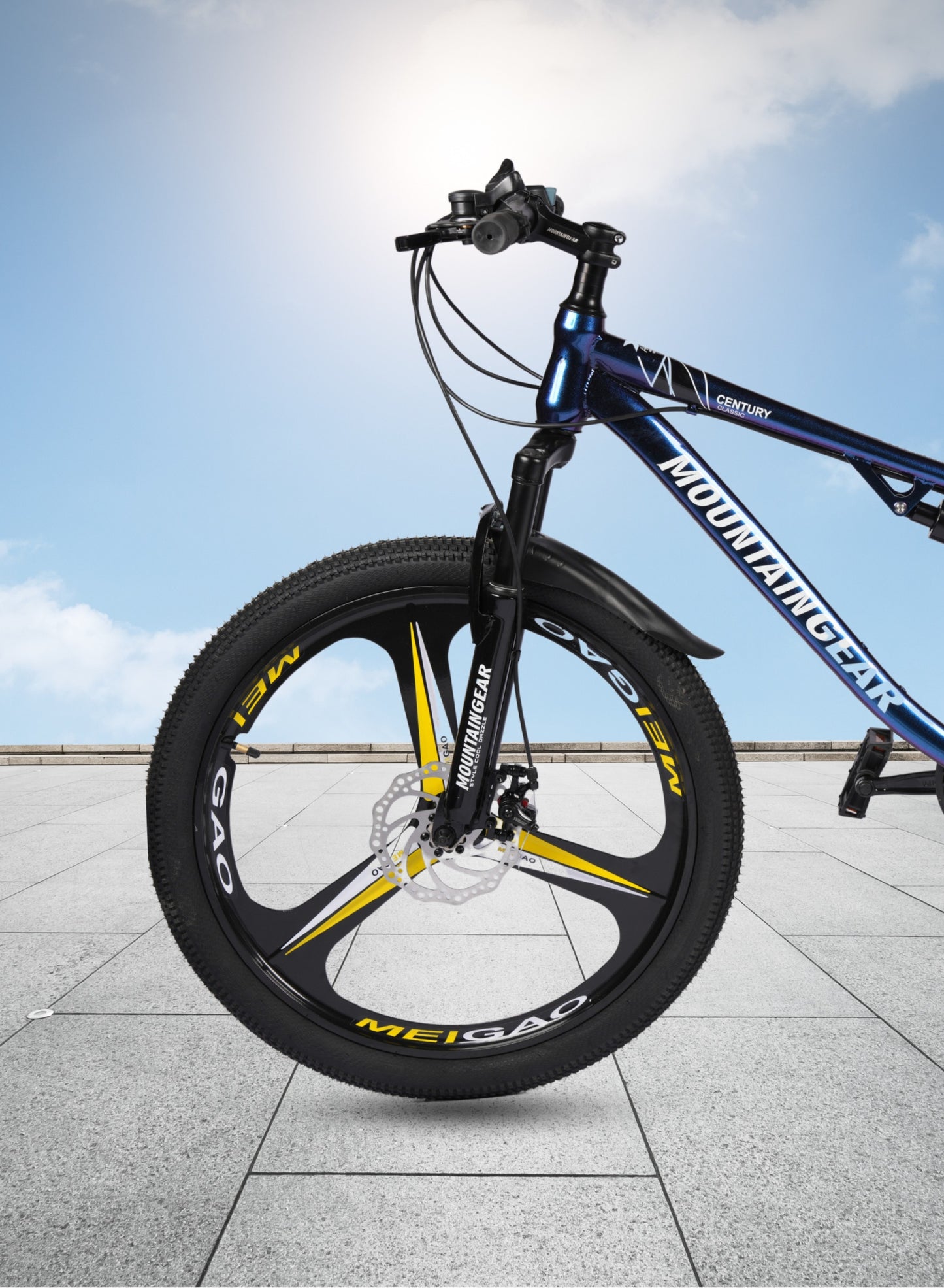 MOUNTAIN GEAR 21-Speed MTB Mountain Bike | 24-Inch Bicycle with High Carbon Steel Frame | Mag Wheel | Disc Brakes | 38 Shock-Absorbing Front Fork | TX-30 Shimano Shifters | PVC Pedals | MTB Seat - MGR311381