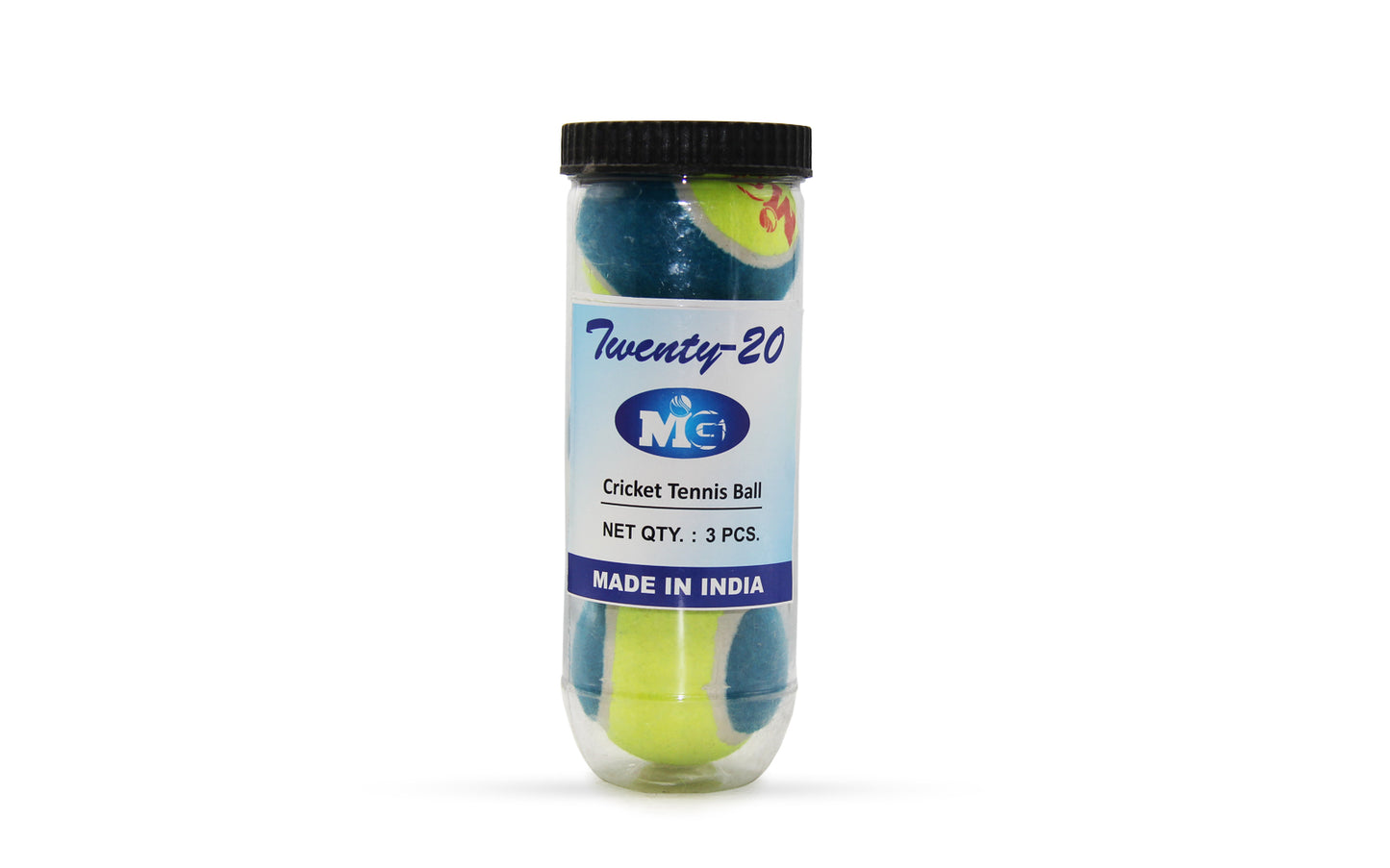MG Cricket Tennis Balls 3pcs Jar - MGTB