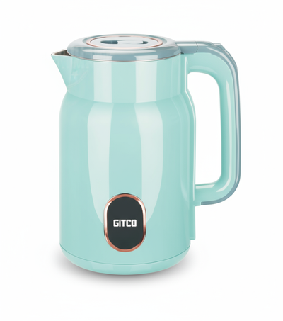 GITCO Double Wall PP Material Kettle 2L Capacity with Auto Shut-Off, Fast Boiling & Dry Protection
