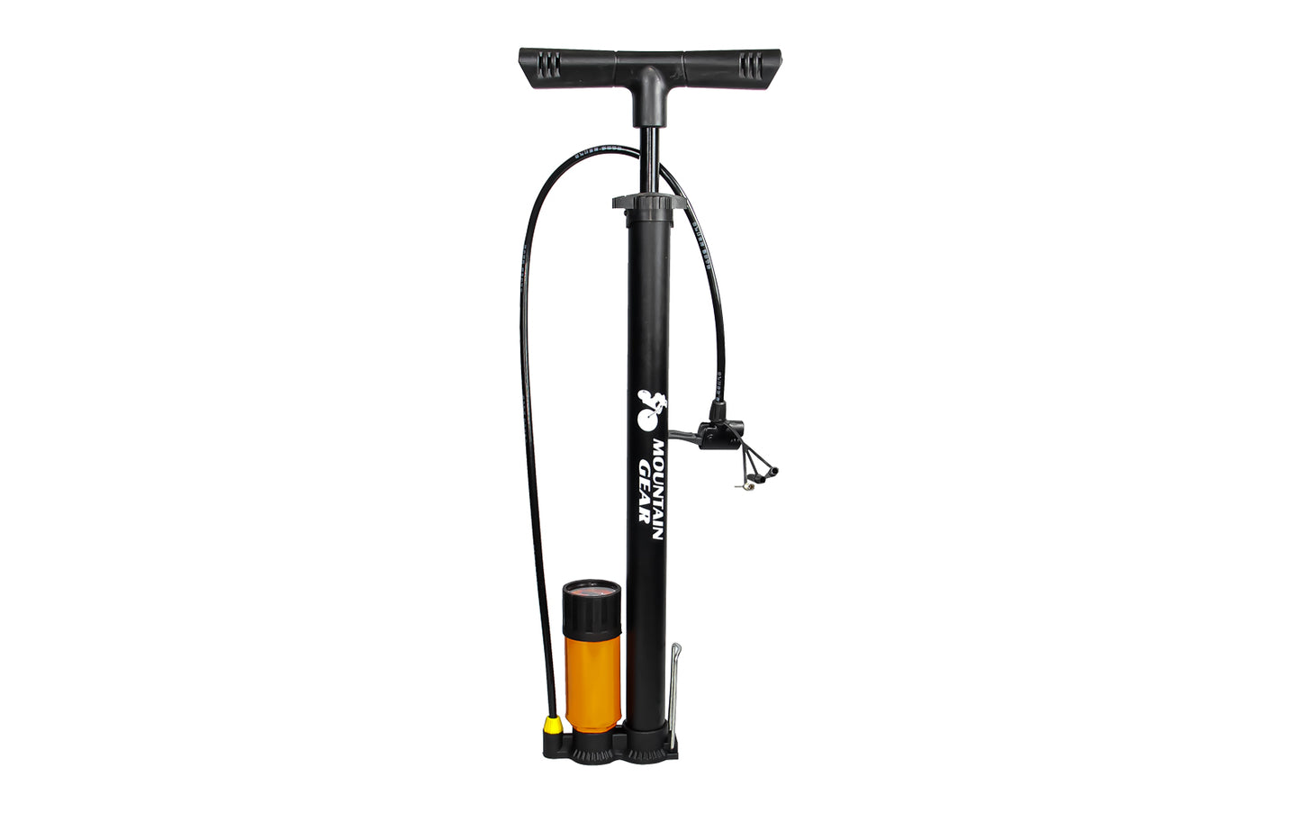 MOUNTAIN GEAR Cycle Air Pump with Barometer | Bike pump | Bicycle Air pump | Ball Air Pump | Suitable for Cycle | Scooters | All Sports Ball | MG001