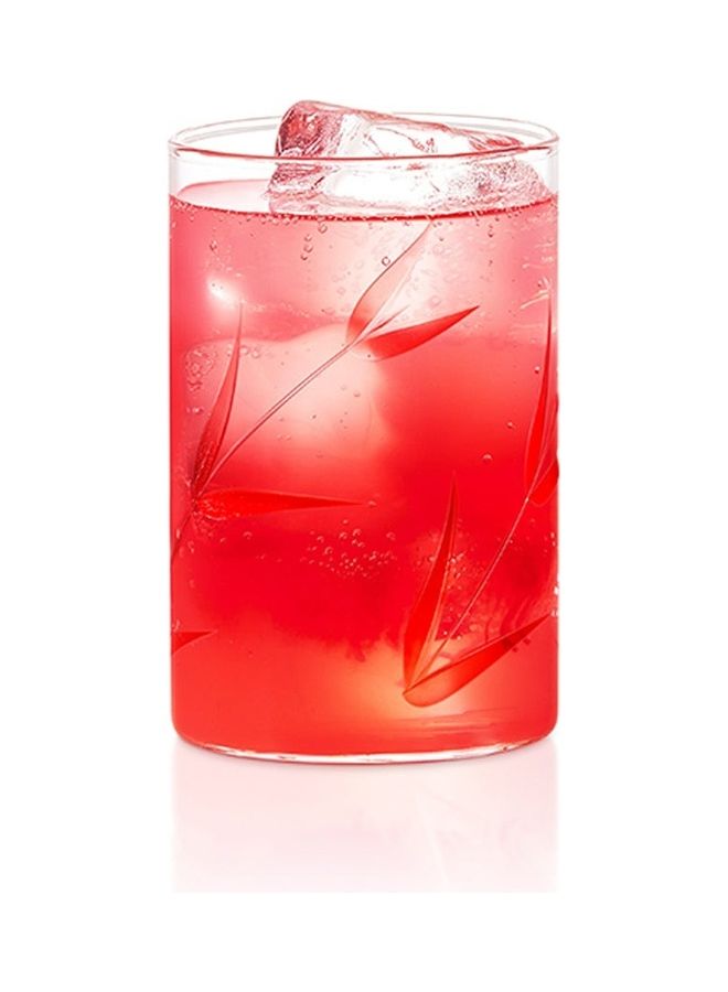 BOROSIL Bouquet Glass Set of 6 | Beverage Glasses For Juice | Scratch Resistant | Microwave Safe | Lightweight | 295ML | BVS6BOQ295T
