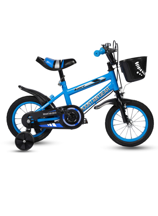 MOUNTAIN GEAR Children's Bicycle For 3-5 Years Old Kids Bike | High Carbon Steel Frame | Adjustable Seat | Smooth Bearings | Safe and Stable | 14 Inch - MG7606