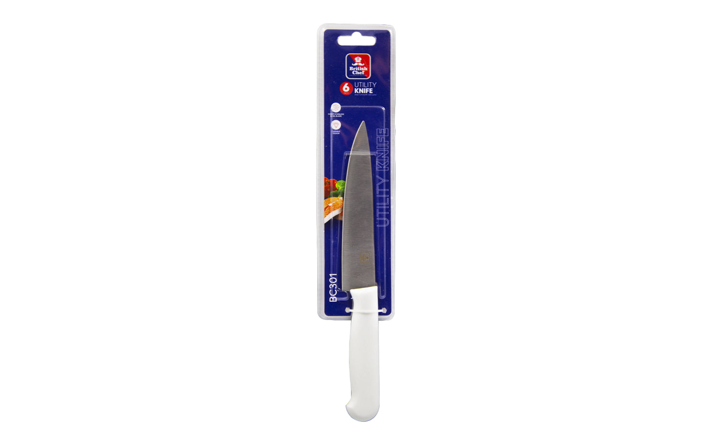 BRITISH CHEF Utility knife with Sharp Stainless steel Blade Durable design, Your multifunctional companion for effortless Slicing, Dicing, Chopping and Carving 6Inch\7Inch\8Inch