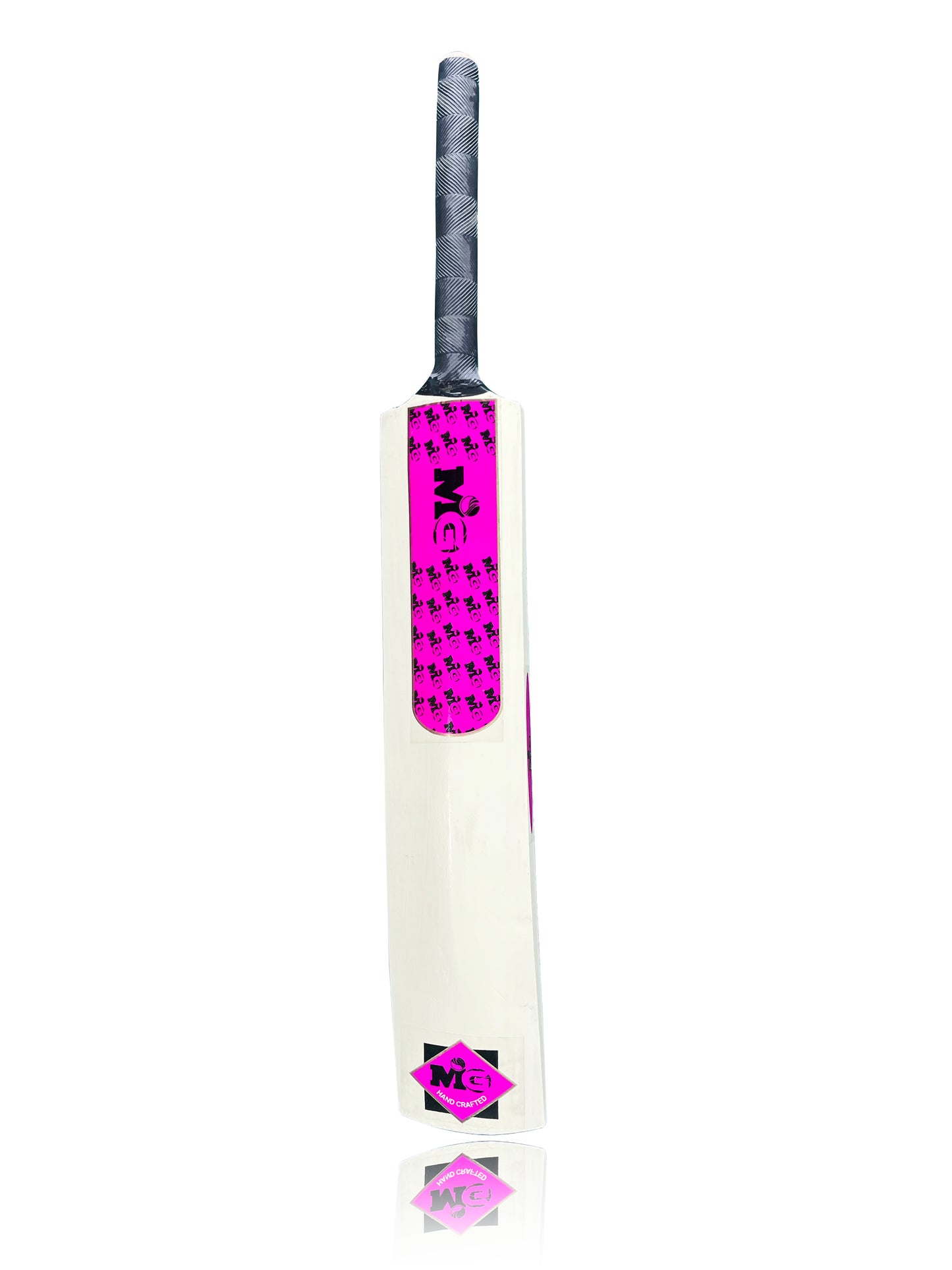 MG Popular Wooden Cricket Bat for 4-8 Year Boys Kids, Size-2 Pink/Black