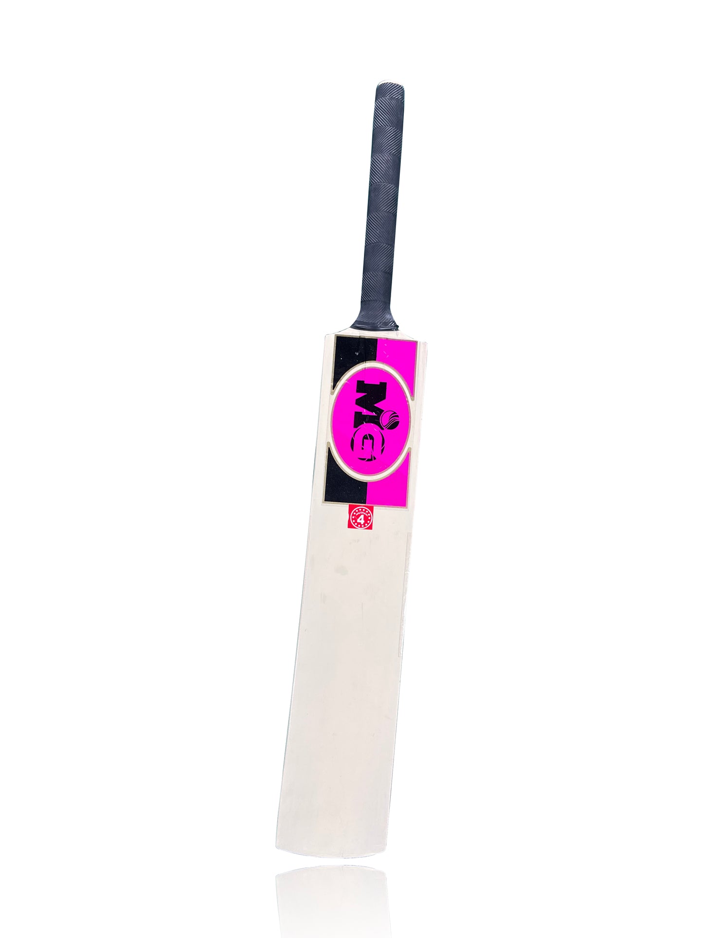 MG Popular Wooden Cricket Bat for 4-8 Year Boys Kids, Size-2 Pink/Black