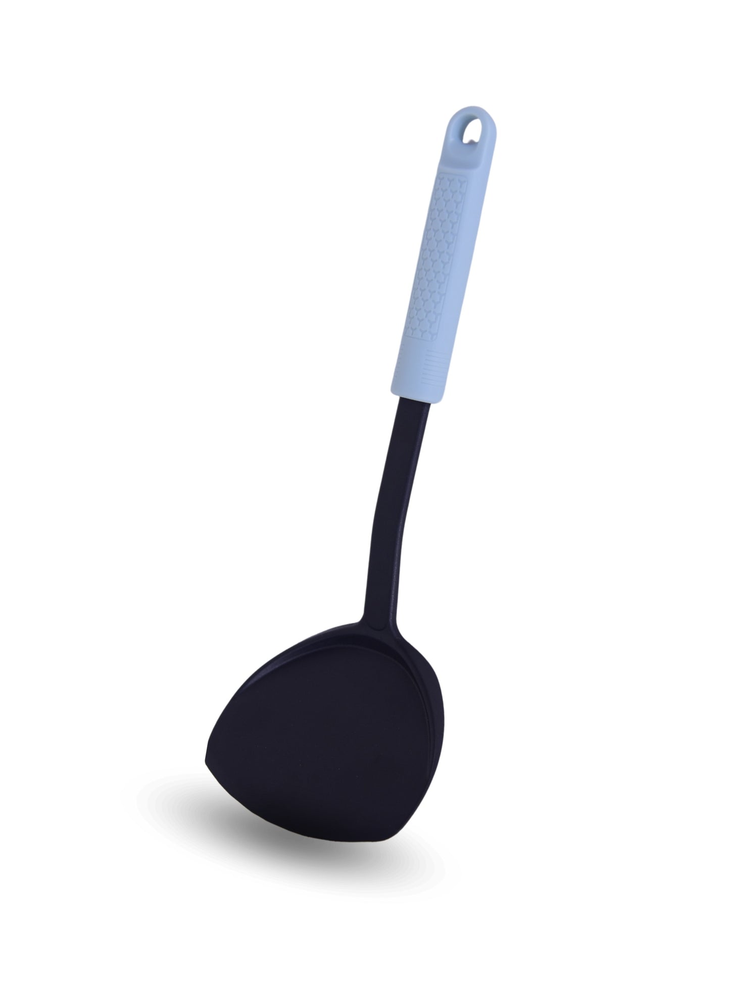 BRITISH CHEF Soft Touch Nylon Spatula Turner | Heat Resistant Spatula for Nonstick Cookware | Comfortable Handle | Dishwasher Safe - BC330
