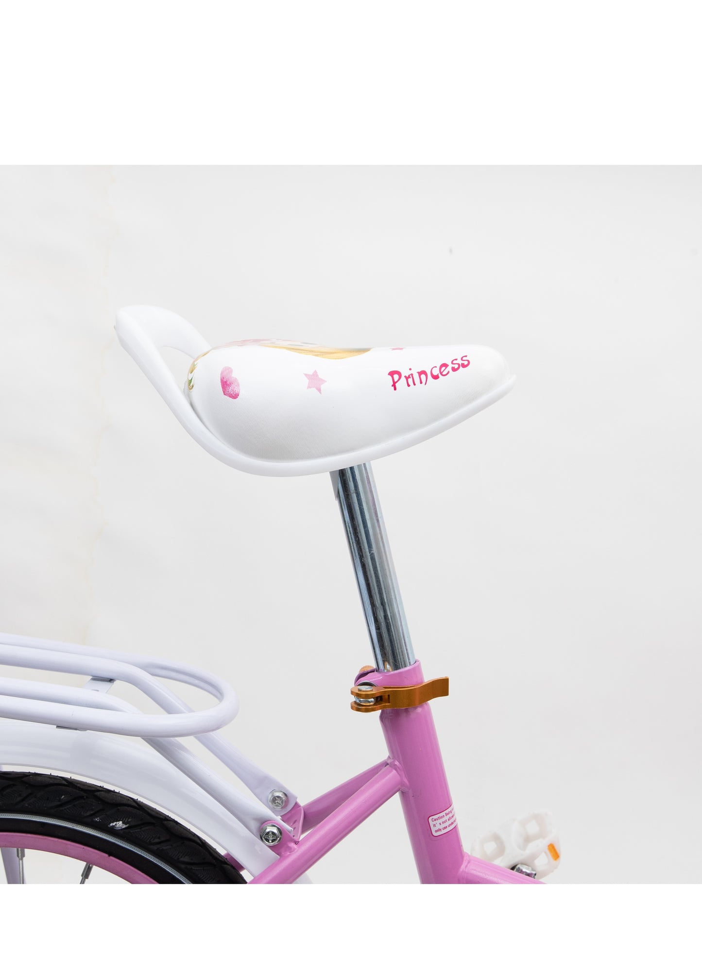 MOUNTAIN GEAR Princess Kids Bike | Bicycle With Hand Brake | Carrier Seat And Basket | 2-4 Years Girls | 16 Inch - MGPB