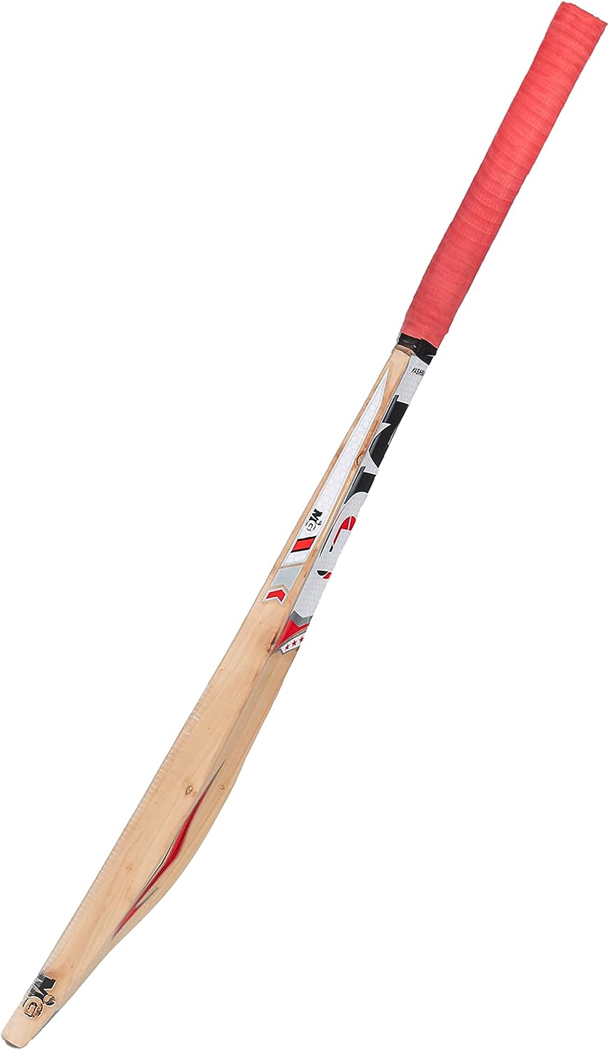 MG Kashmir Willow Bravo Cricket Bat for Light/Hard Tennis Ball with Cover - MGKWT