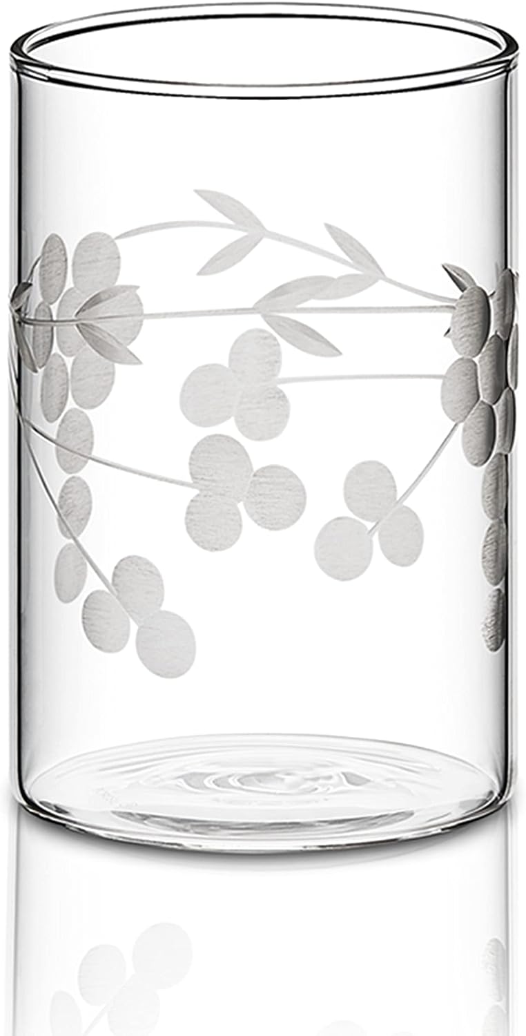 BOROSIL Berry Glasses Set Of 6 | Beverage Glasses For Juice | Scratch Resistant | Microwave Safe | Lightweight | 295ML & 350ML