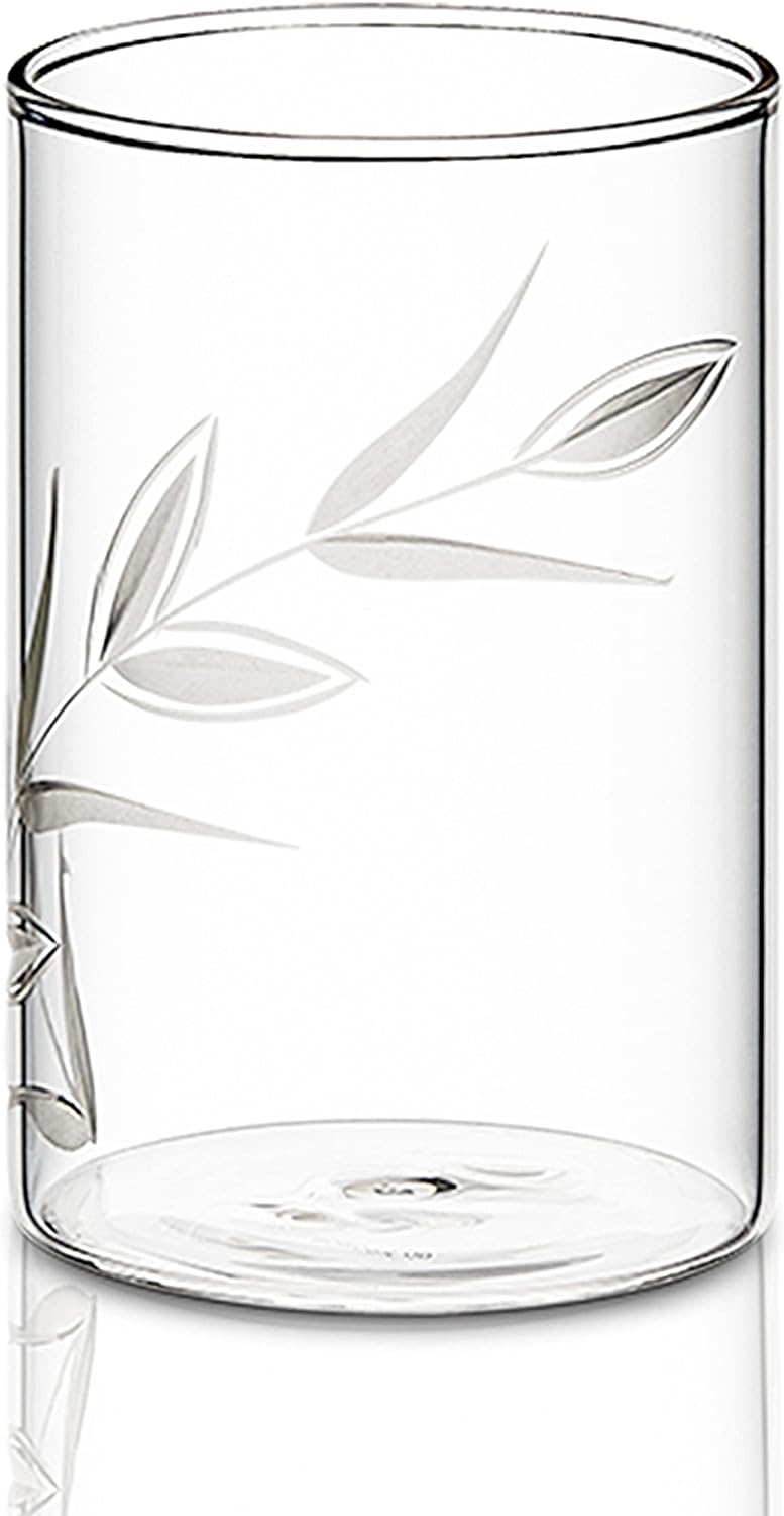 BOROSIL Vision Creeper Glass Set Of 6 | Beverage Glasses For Juice | Scratch Resistant | Microwave Safe | Lightweight | 295ML & 350ML