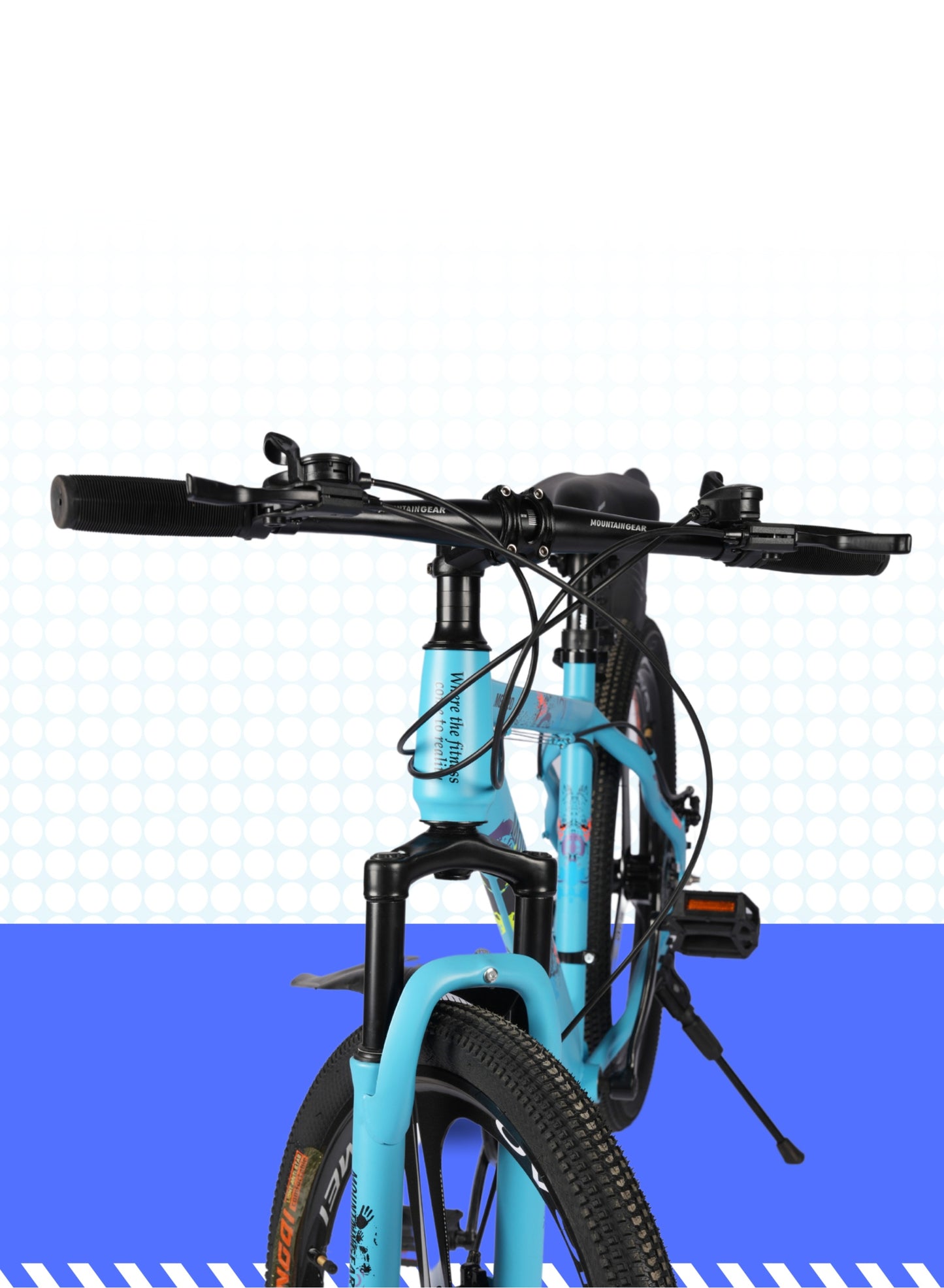 MOUNTAIN GEAR 21-Speed MTB Mountain Bike | 24-Inch Bicycle with High Carbon Steel Frame | Mag Wheel | Disc Brakes | 38 Shock-Absorbing Front Fork | TX-30 Shimano Shifters | PVC Pedals | MTB Seat - MGR311383