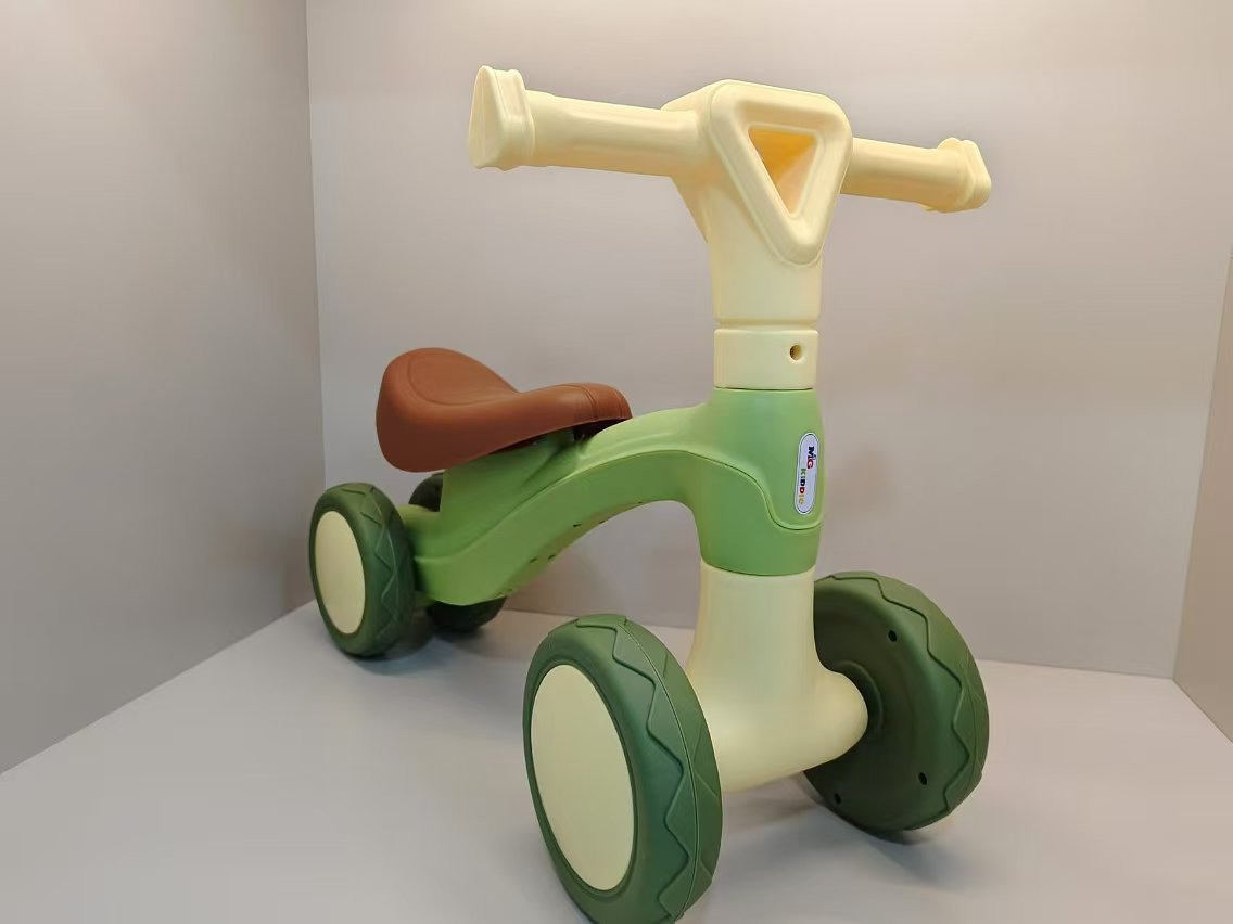 MG Kiddie MG 4 Wheels Baby Balance Bike For Kids Kid Balance Bike MGT901 GREEN