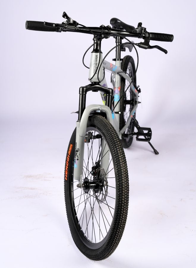 MOUNTAIN GEAR 21-Speed MTB Mountain Bike | 24-Inch Bicycle with High Carbon Steel Frame | Spoke Wheel | Disc Brakes | 38 Shock-Absorbing Front Fork | TX-30 Shimano Shifters | PVC Pedals | MTB Seat - MGR311382