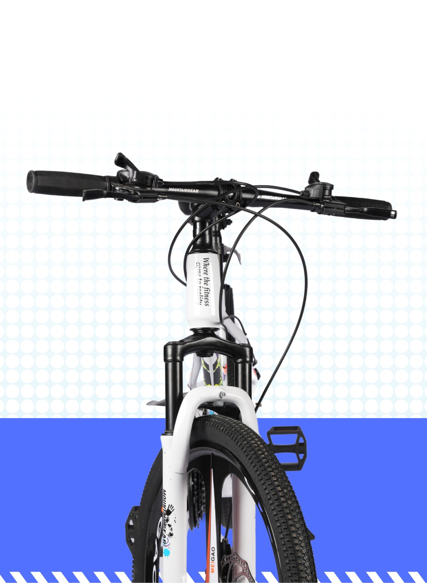 MOUNTAIN GEAR 21-Speed MTB Mountain Bike | 24-Inch Bicycle with High Carbon Steel Frame | Mag Wheel | Disc Brakes | 38 Shock-Absorbing Front Fork | TX-30 Shimano Shifters | PVC Pedals | MTB Seat - MGR311383