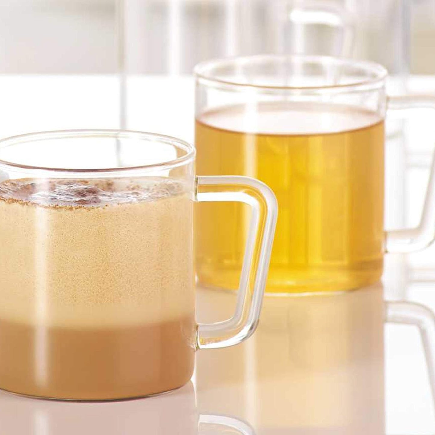 BOROSIL Vision Classic Mug Set Of 6 | Lightweight | Durable Drinkware | Microwavable | 190ML | BV430112098