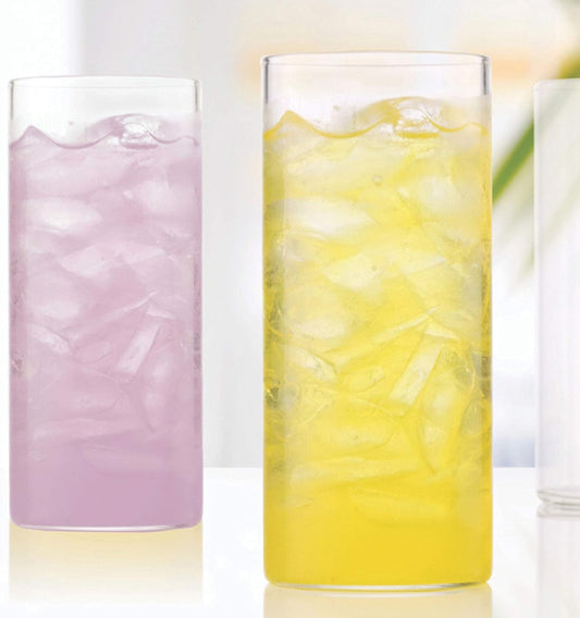BOROSIL Vision Elegance Flute Glass Set Of 6 | Beverage Glasses For Juice | Scratch Resistant | Microwave Safe | Lightweight | 270ml | BVVIBVF5270