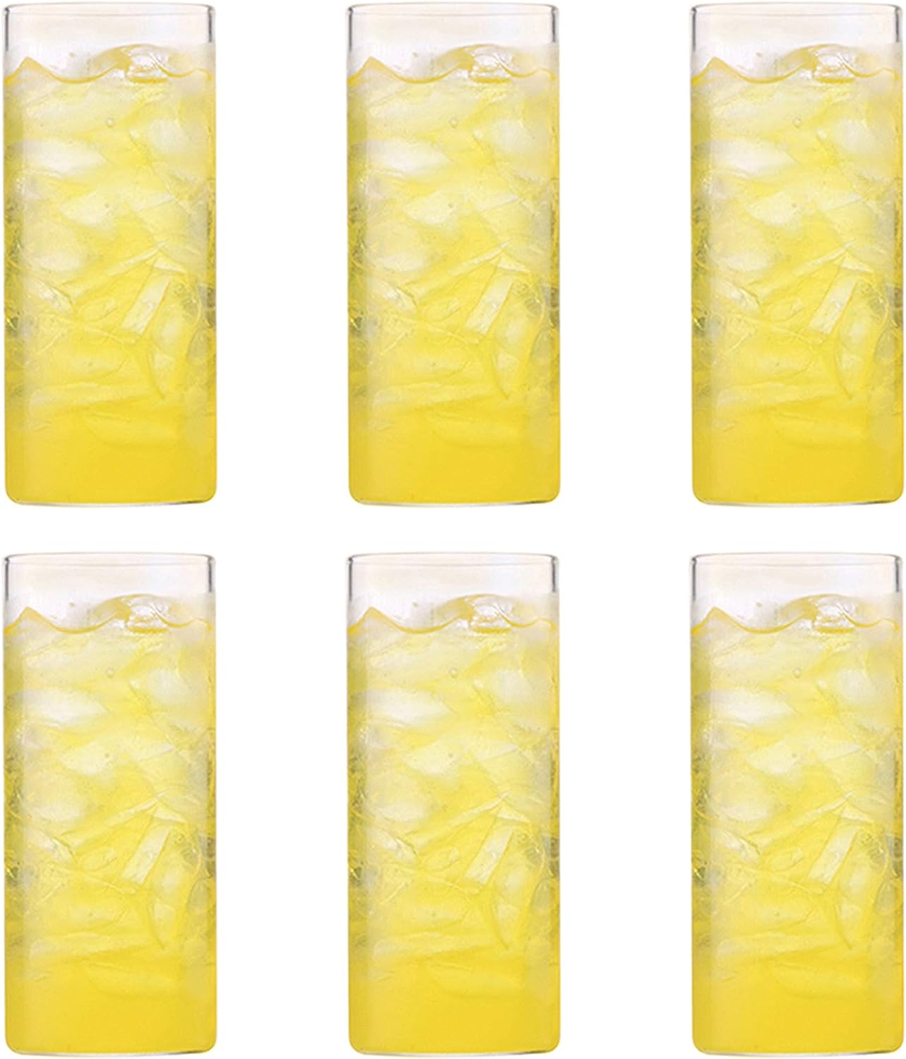 BOROSIL Vision Elegance Flute Glass Set Of 6 | Beverage Glasses For Juice | Scratch Resistant | Microwave Safe | Lightweight | 270ml | BVVIBVF5270