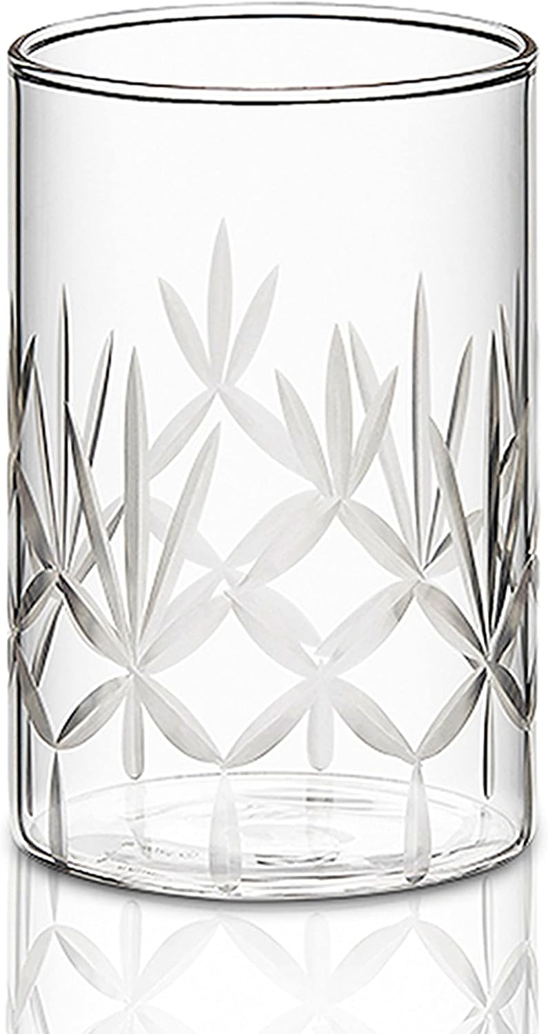 BOROSIL Meadow Glasses- Set Of 6 | Beverage Glasses For Juice | Scratch Resistant | Microwave Safe | Lightweight | 295ML | BVS6MEA295T
