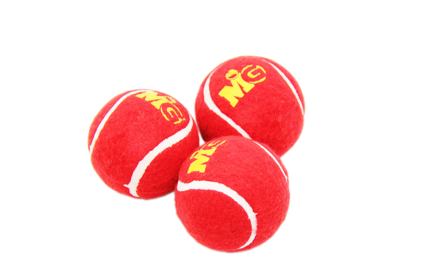 MG Cricket Tennis Balls 3pcs Jar - MGTB
