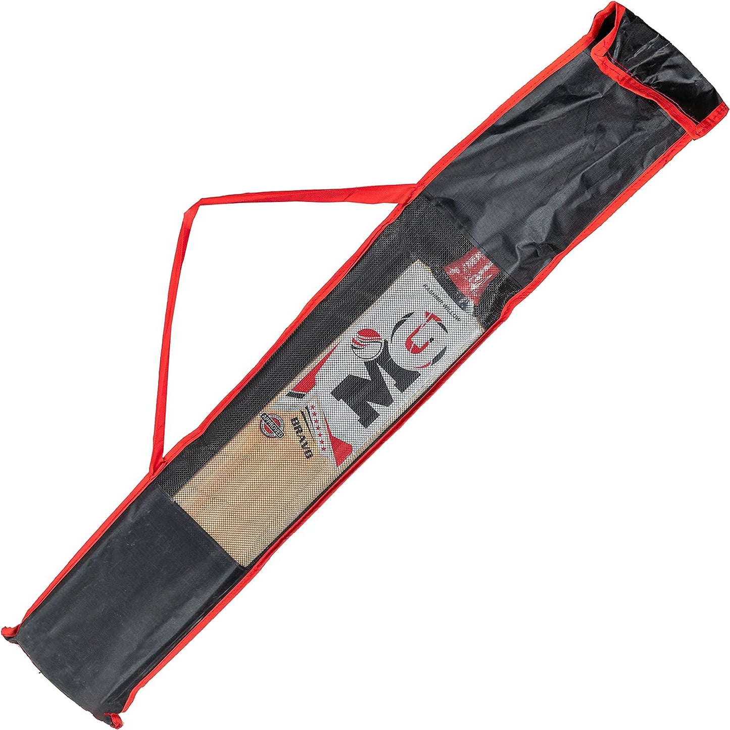 MG Kashmir Willow Bravo Cricket Bat for Light/Hard Tennis Ball with Cover - MGKWT