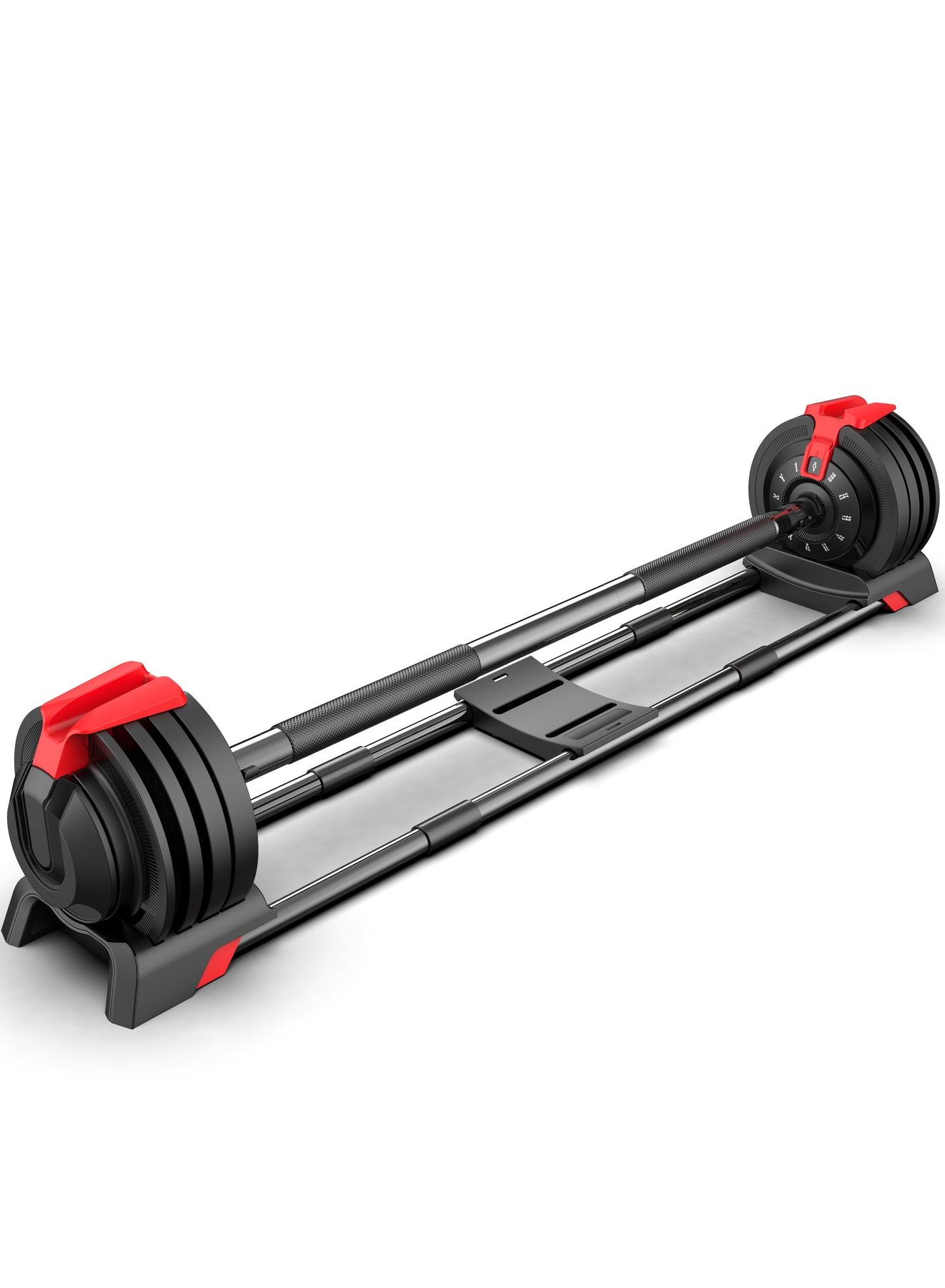 HEALTH CARRIER 3 in 1 18KG Multi-Function Smart Dumbbell, Barbell & Kettlebell set | Automatic 12 Different Weights Adjustment | Barbell Set With Connecting Rod | For Men Women Adults | Workout Fitness - HC-110