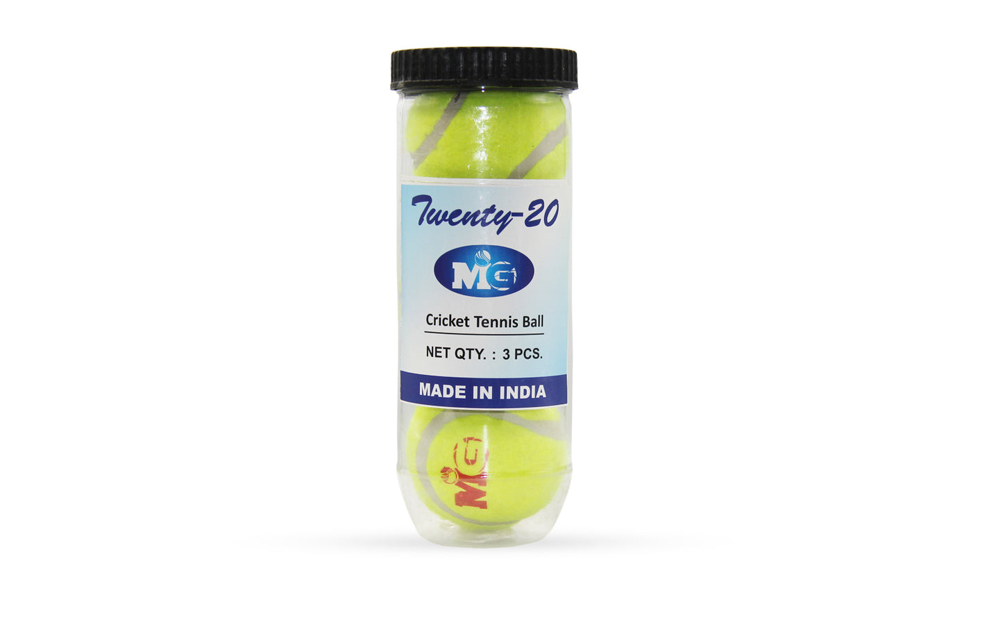 MG Cricket Tennis Balls 3pcs Jar - MGTB