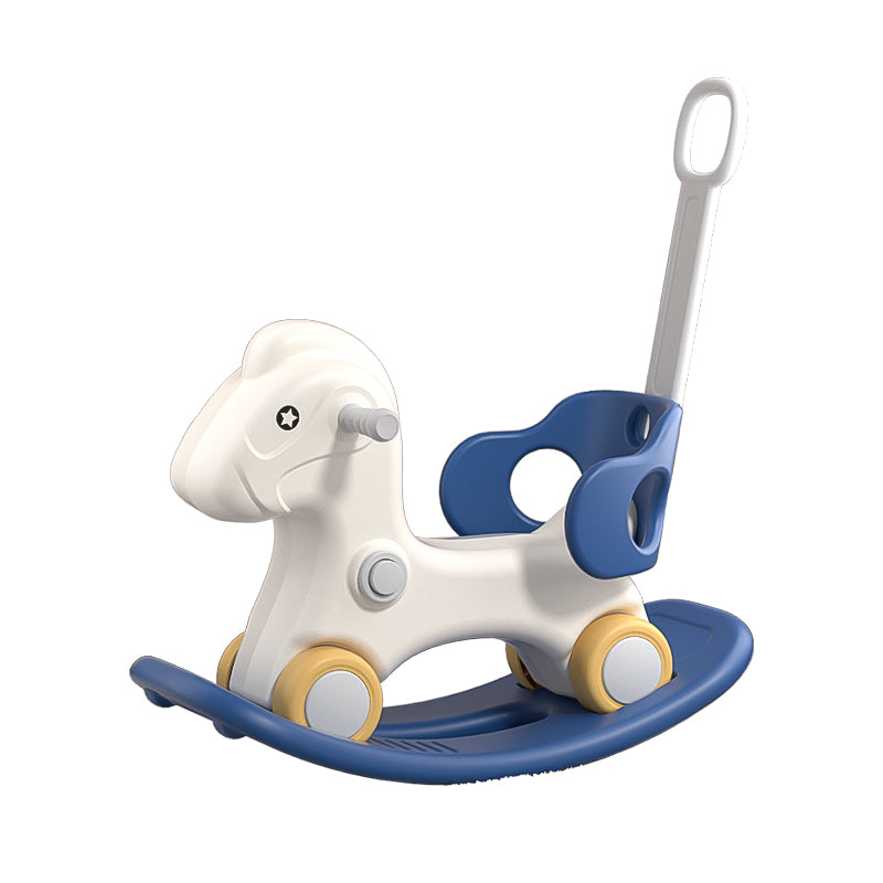 MG Kids 3-in-1 Rocking Horse offers three modes car, rocking, ride-on | Infant Rocker Ride-on Toy for Kids 1-3 Years Old - MGT905 BLUE
