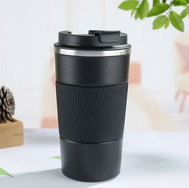 BRITISH CHEF Coffee Cup | 510ML Stainless Steel Cup | Leakproof Insulated Thermal Coffee Cup | Hiking/Travelling/Camping | Best for Ice Drinks & Hot Beverages - BC322