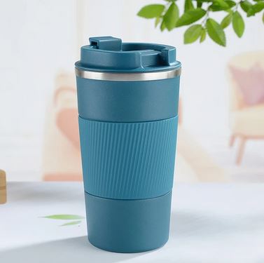 BRITISH CHEF Coffee Cup | 510ML Stainless Steel Cup | Leakproof Insulated Thermal Coffee Cup | Hiking/Travelling/Camping | Best for Ice Drinks & Hot Beverages - BC322