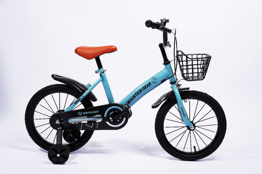 MOUNTAIN GEAR Children's Bicycle for 3-6 Years Old | Kids Bike with Carrier Seat & Basket | Kid's Bicycle with Tools | 14 Inch - MG818A
