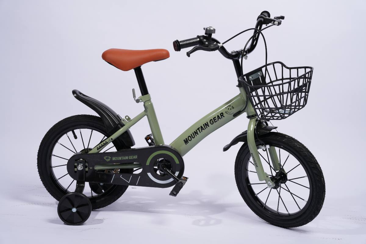 MOUNTAIN GEAR Children's Bicycle for 5-9 Years Old | Kids Bike with Carrier Seat & Basket | Kid's Bicycle with Tools | 18 Inch - MG818A