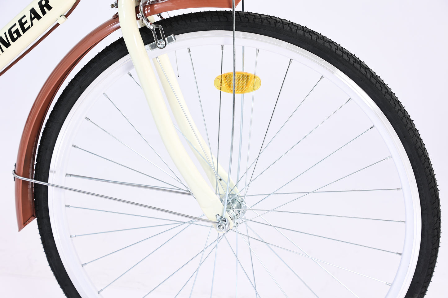 MOUNTAIN GEAR Lady Cruise Bike 26inch With Single Speed | Road Bicycle | City bike | Comfort Cycle for Women | Adjustable Seat Heights | Front Basket | Rear Seat and Rear Carrier - MGR311375