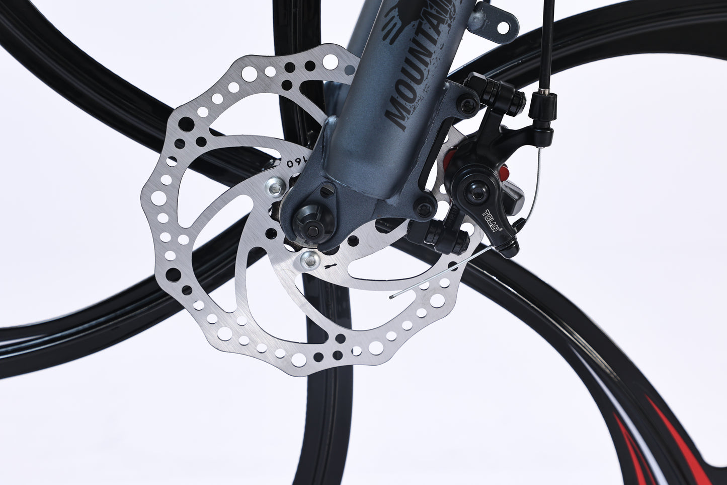 MOUNTAIN GEAR 21 Speed Tiger MTB 26inch Magnesium Alloy Six Knife Wheels | High Carbon Steel Frame | Mechanical Disc Brakes | Aluminum Alloy Rim | 38 Shock Absorbing Front Fork - MGR311374