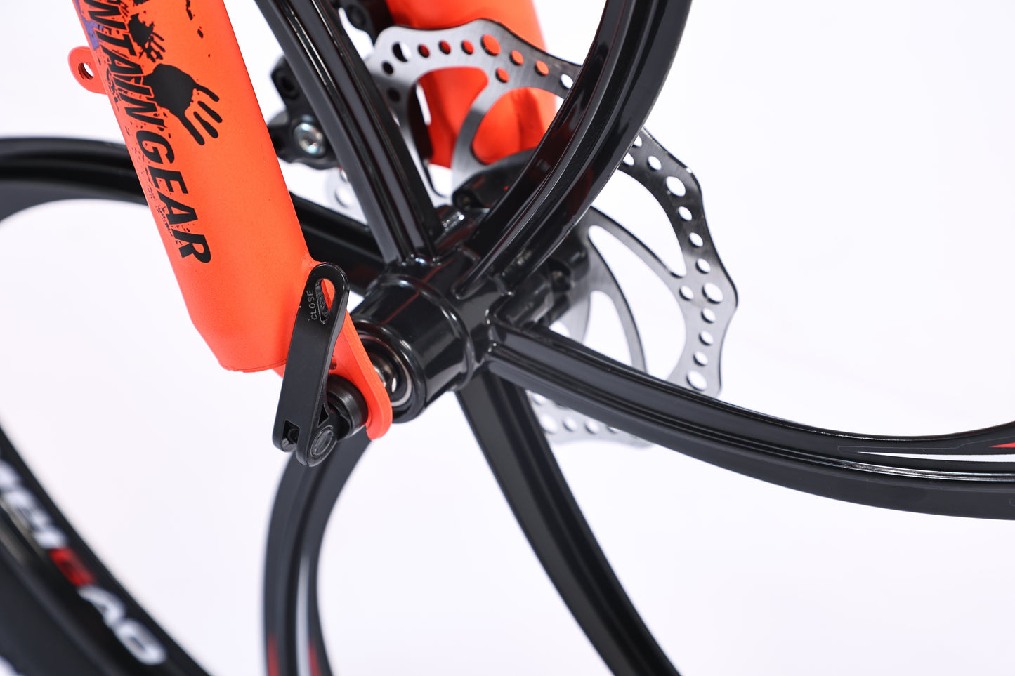 MOUNTAIN GEAR 21 Speed Tiger MTB 26inch Magnesium Alloy Six Knife Wheels | High Carbon Steel Frame | Mechanical Disc Brakes | Aluminum Alloy Rim | 38 Shock Absorbing Front Fork - MGR311374