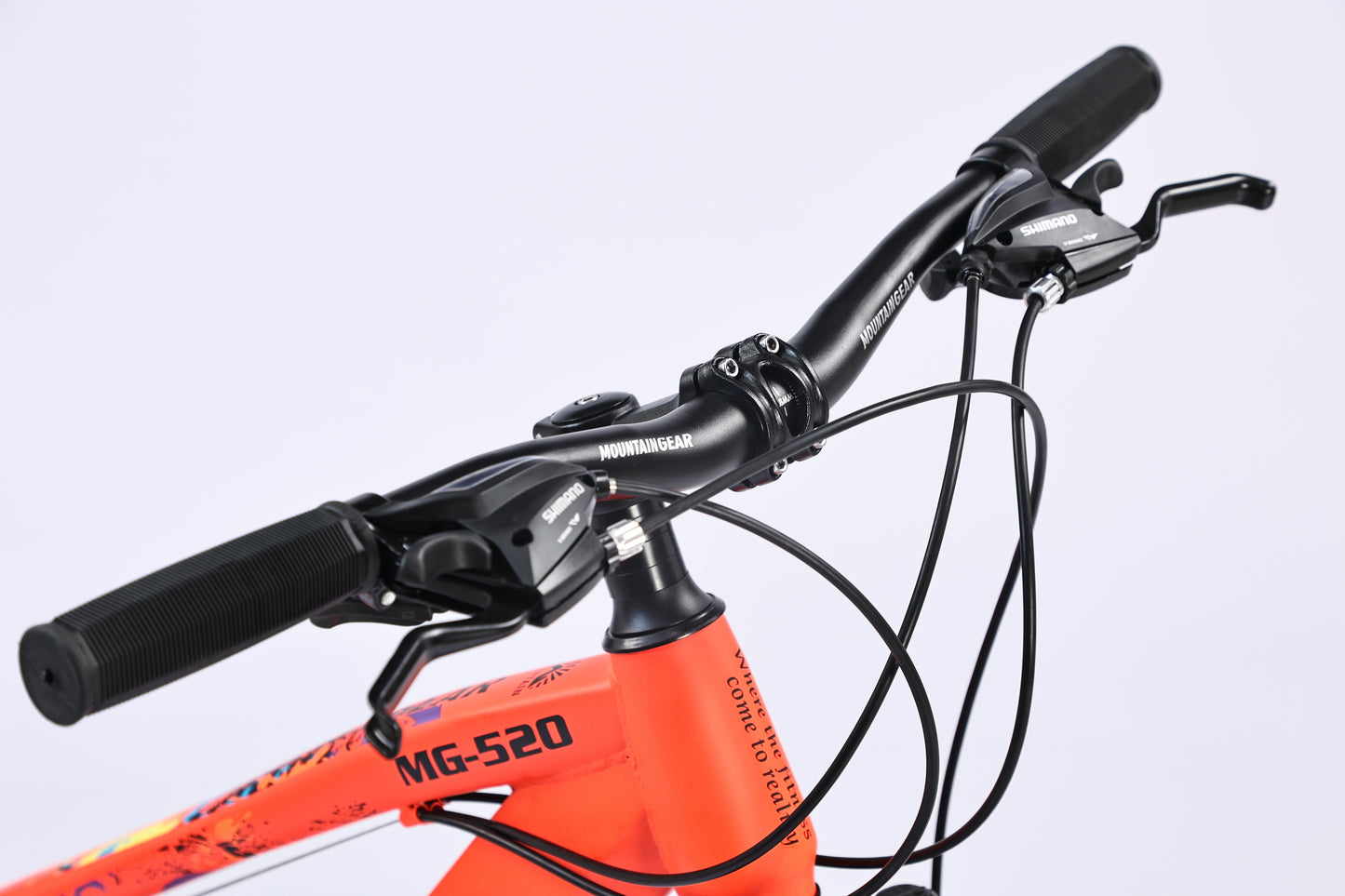 MOUNTAIN GEAR 21 Speed Tiger MTB 26inch Magnesium Alloy Six Knife Wheels | High Carbon Steel Frame | Mechanical Disc Brakes | Aluminum Alloy Rim | 38 Shock Absorbing Front Fork - MGR311374