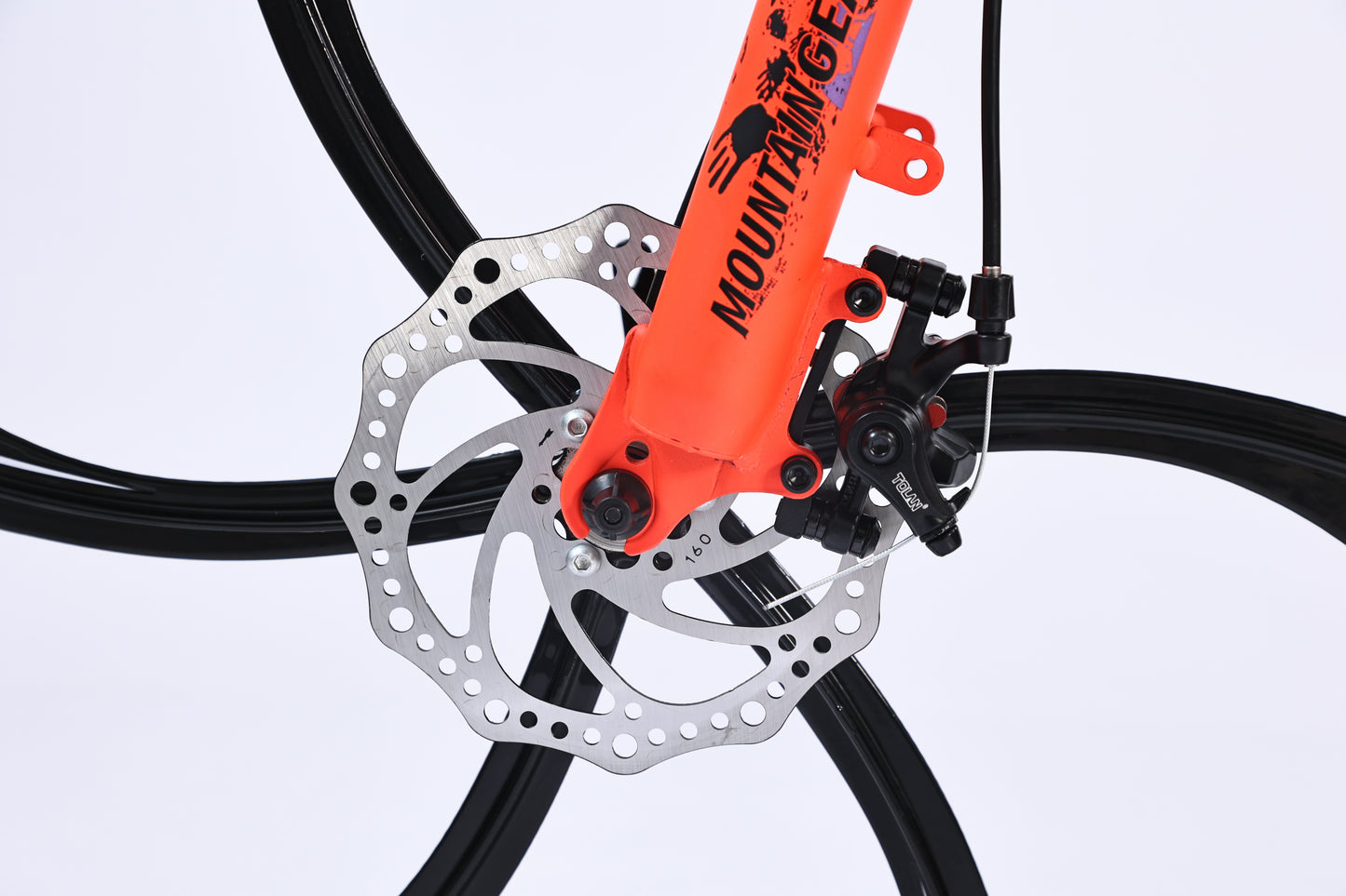 MOUNTAIN GEAR 21 Speed Tiger MTB 26inch Magnesium Alloy Six Knife Wheels | High Carbon Steel Frame | Mechanical Disc Brakes | Aluminum Alloy Rim | 38 Shock Absorbing Front Fork - MGR311374