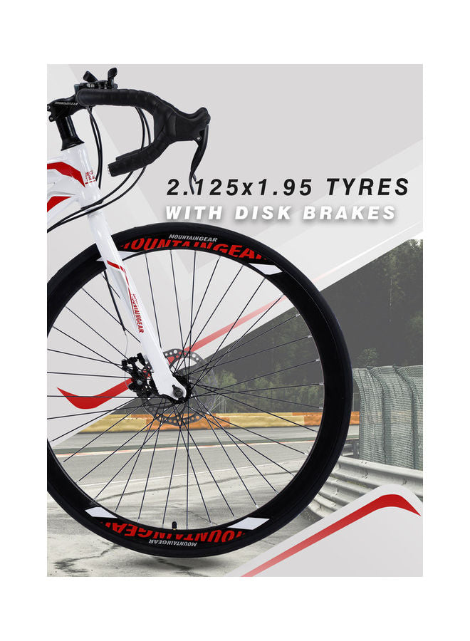 MOUNTAIN GEAR 21 Speed Sports Tracker MTB 700CC Spoke Wheel 27.5 Inch | Disk Brakes | Suspension Front Fork | Shimano Shifters - MGR311372