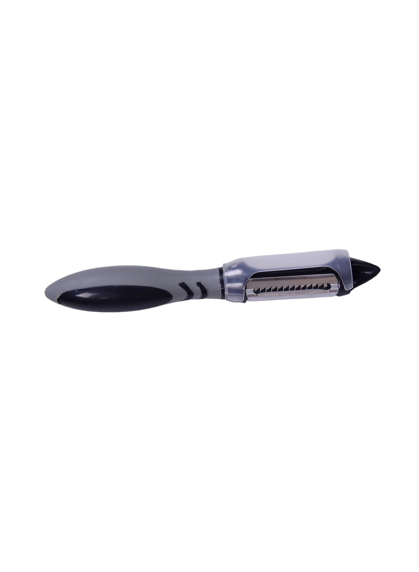 BRITISH CHEF 2 in 1 Peeler | Non-Slip Rubber Handle Design | Stainless Steel 2 Blades | Multiple Sharp Blades | Vegetables Scrapper/Slicer | Fruit Eye Remover |  BC326
