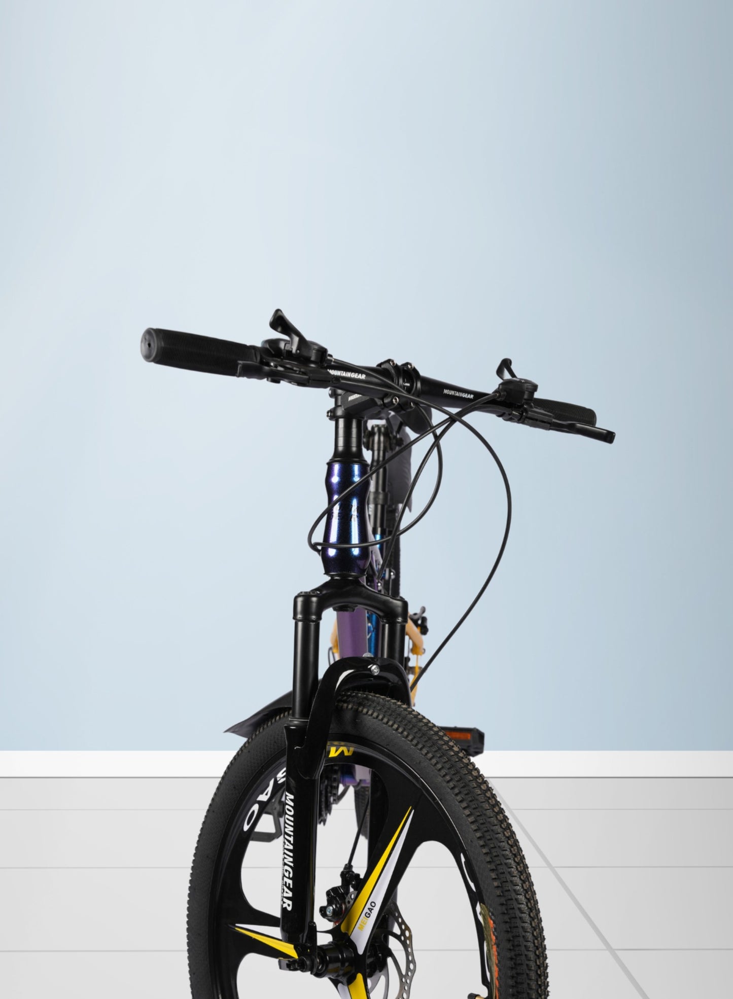 MOUNTAIN GEAR 21-Speed MTB Mountain Bike | 24-Inch Bicycle with High Carbon Steel Frame | Mag Wheel | Disc Brakes | 38 Shock-Absorbing Front Fork | TX-30 Shimano Shifters | PVC Pedals | MTB Seat - MGR311381