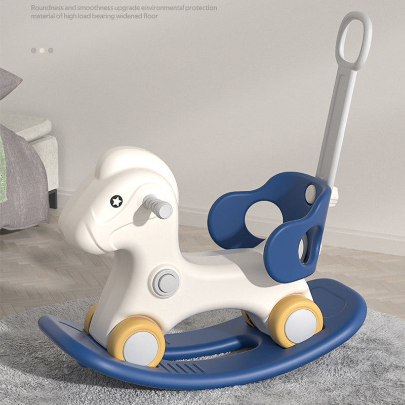 MG Kids 3-in-1 Rocking Horse offers three modes car, rocking, ride-on | Infant Rocker Ride-on Toy for Kids 1-3 Years Old - MGT905 BLUE