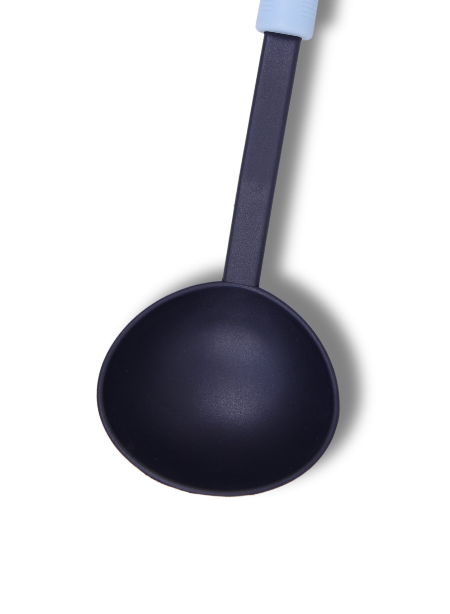 BRITISH CHEF Soft Nylon Ladle Spoon with Silicone Handle | Heat Resistance | Non Stick Flexible Ladle | Comfortable Handle | Dishwasher Safe - BC329