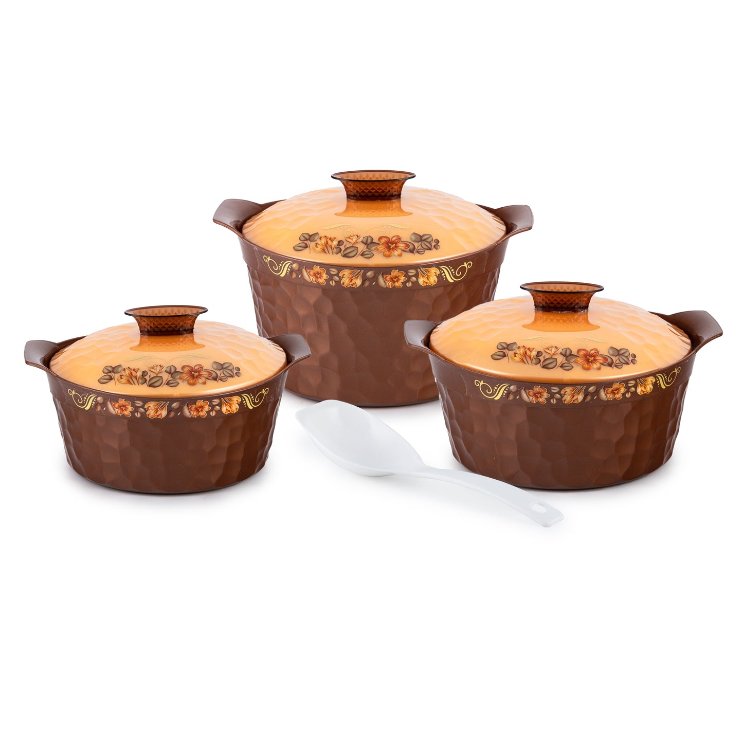 BRITISH CHEF 3 Pieces Hot Pot Set Hexon Florenza Jumbo 4500 I 3500 I 2500ML