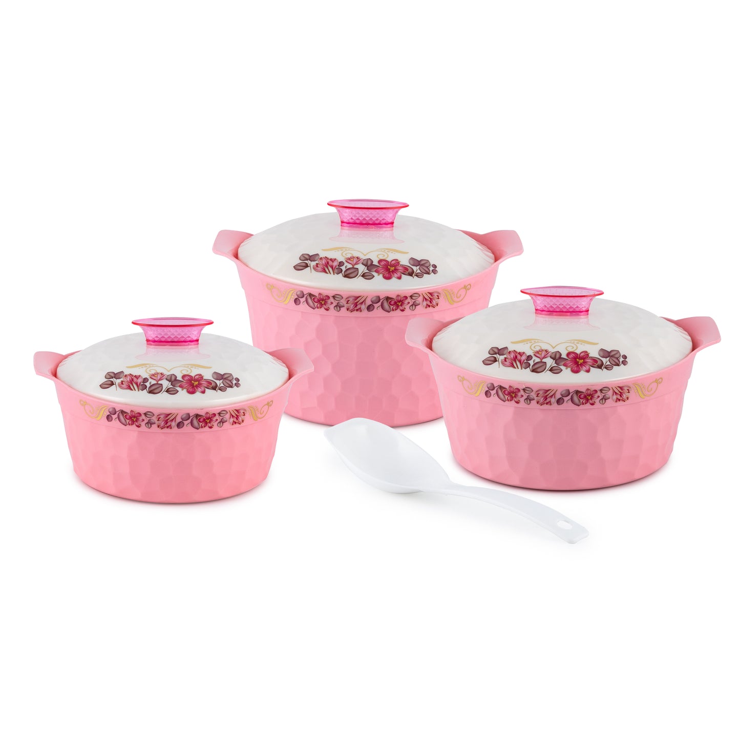 BRITISH CHEF 3 Pieces Hot Pot Set Hexon Florenza Jumbo 4500 I 3500 I 2500ML