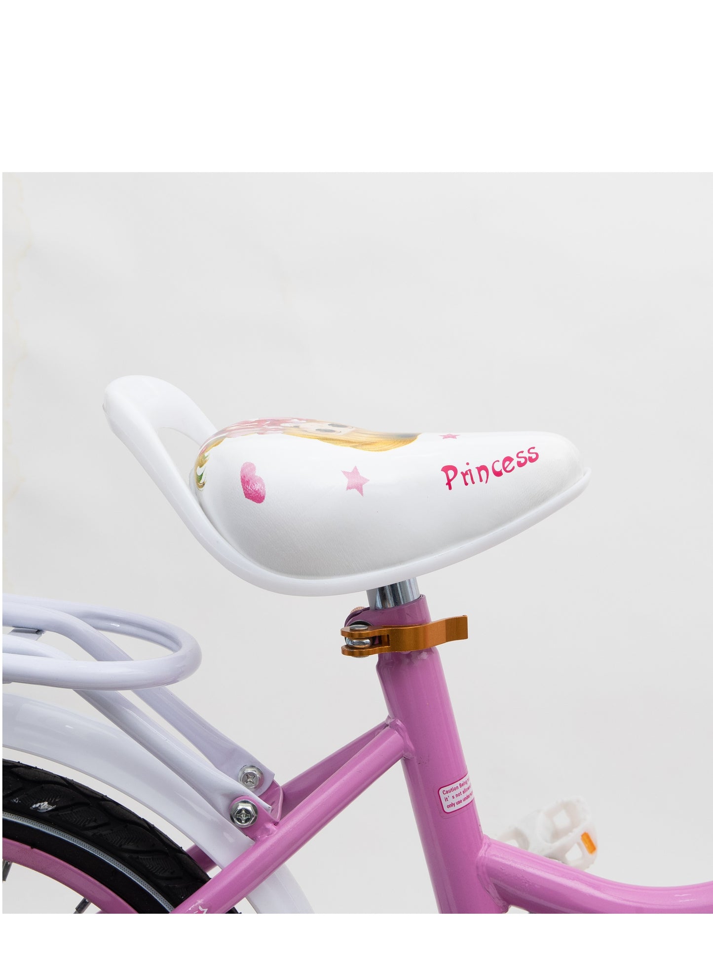 MOUNTAIN GEAR Princess Kids Bike | Bicycle With Hand Brake | Carrier Seat And Basket | 2-4 Years Girls | 16 Inch - MGPB