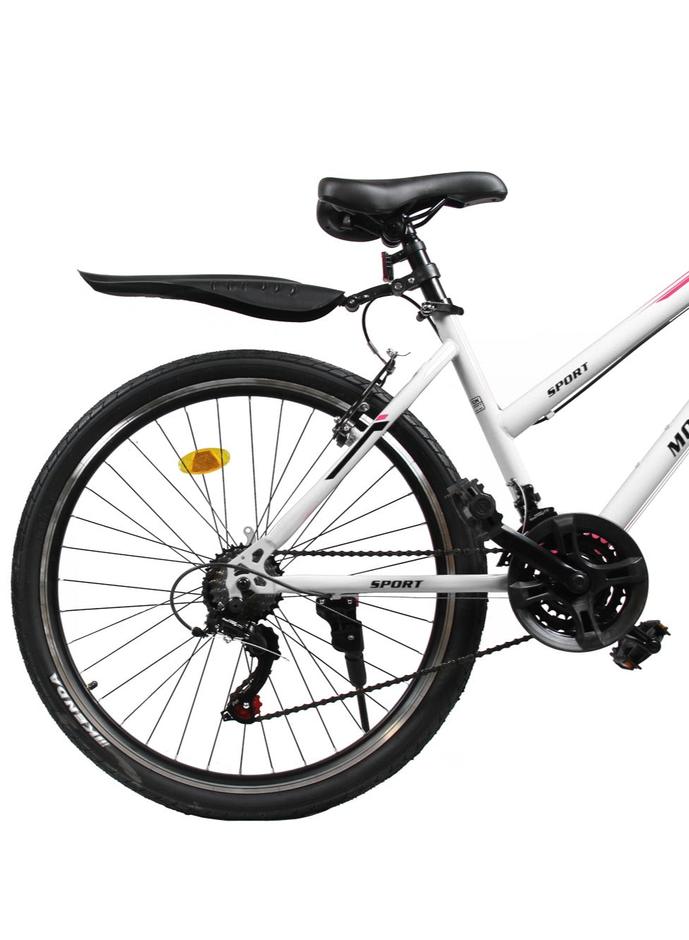 MOUNTAIN GEAR Lady Sports Bike 26inch with 7 Gears Road bike | City bike | Mountain Bicycle | Mech Disk Brakes | MTB Suspension cycle | Adjustable Seat Heights | Unisex Bicycle Adult | Comfort for Men and women - MGR311376