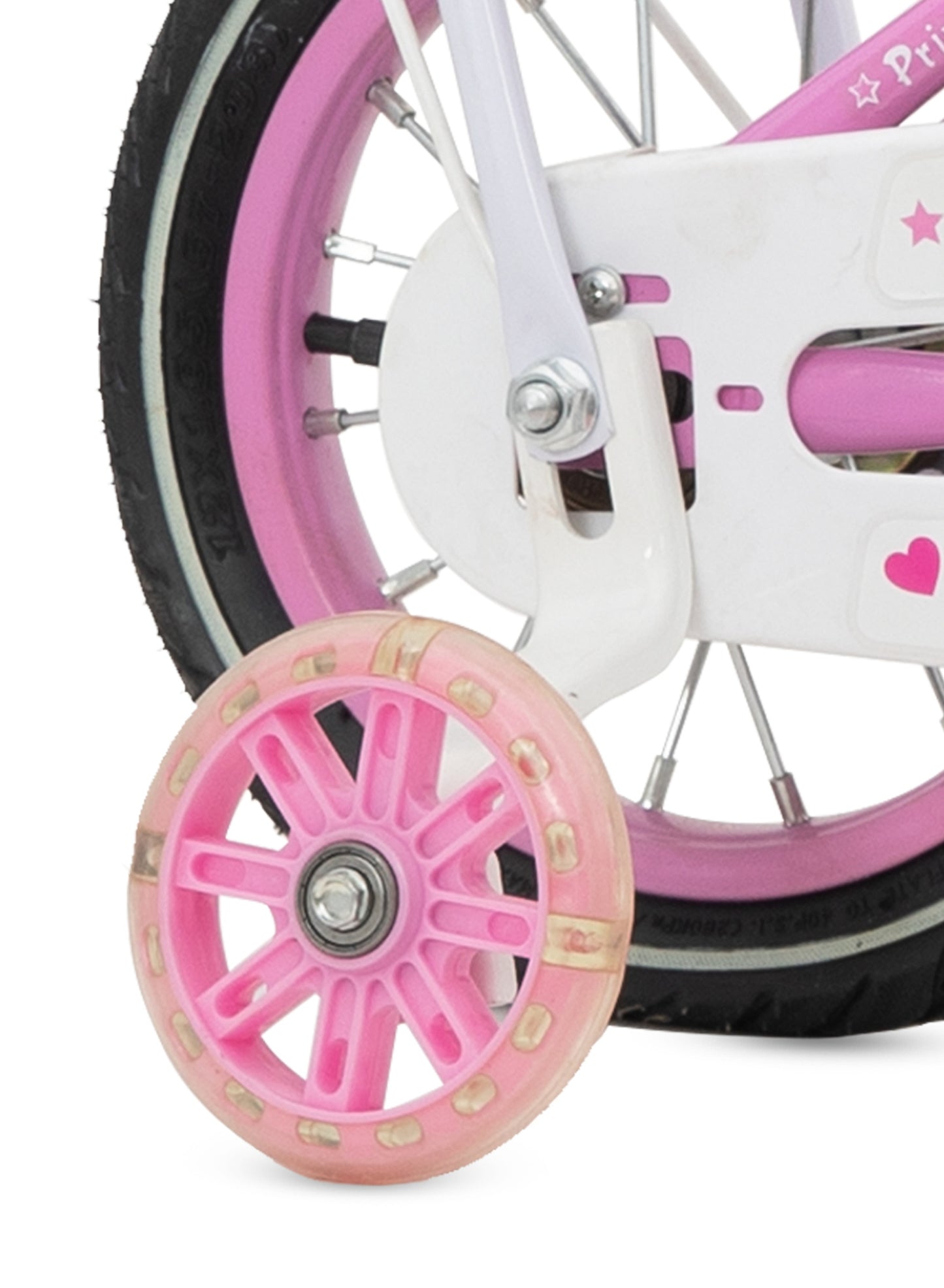 MOUNTAIN GEAR Princess Kids Bike | Bicycle With Hand Brake | Carrier Seat And Basket | 2-4 Years Girls | 14 Inch - MGPB